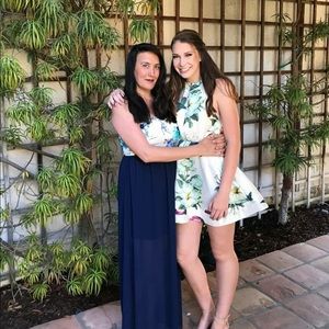 Silk Floral Dress
